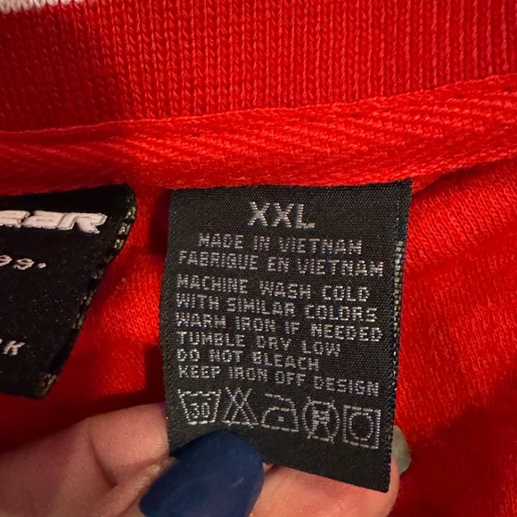 Y2K Rocawear Velour Red Jumpsuit Jacket And Pants Suit Size XXL Wide Legs - Picture 13 of 15